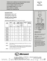 CDLL4782 datasheet pdf Microsemi