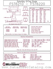 FST6210 datasheet pdf Microsemi