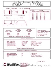 UFS540G datasheet pdf Microsemi