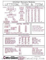 UFT7280SM datasheet pdf Microsemi