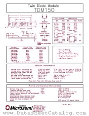 TDM15010 datasheet pdf Microsemi