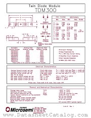 TDM30016 datasheet pdf Microsemi