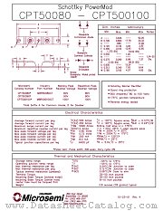 MBR500100CT datasheet pdf Microsemi