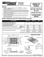 MM002-06 datasheet pdf Microsemi
