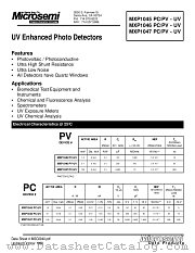 MXP1046PC-UV datasheet pdf Microsemi