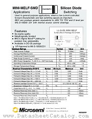 JANTXV1N4150UR-1 datasheet pdf Microsemi