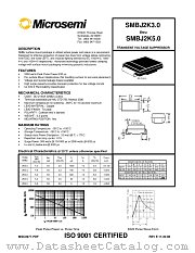 SMBJ2K5.0 datasheet pdf Microsemi