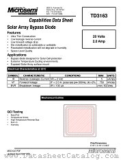 TD3163 datasheet pdf Microsemi