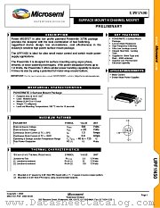 UPF1N50 datasheet pdf Microsemi