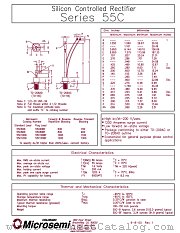 55C120B datasheet pdf Microsemi