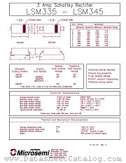 LSM345J datasheet pdf Microsemi