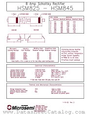HSM840G datasheet pdf Microsemi