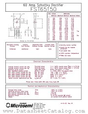 FST65150 datasheet pdf Microsemi