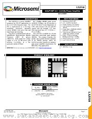 LX5510-LQ datasheet pdf Microsemi