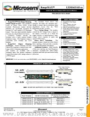 LXM1615-03-03 datasheet pdf Microsemi