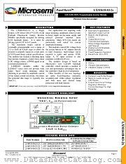 LXM1618-03-22 datasheet pdf Microsemi