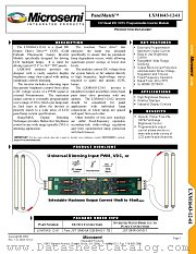 LXM1643-12-61 datasheet pdf Microsemi