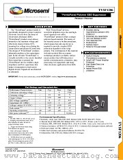 TVSF1206 datasheet pdf Microsemi
