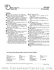 MSS3205 datasheet pdf Mosel Vitelic Corp