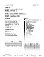 MSU2031S16 datasheet pdf Mosel Vitelic Corp