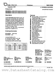 MSU2958C25 datasheet pdf Mosel Vitelic Corp