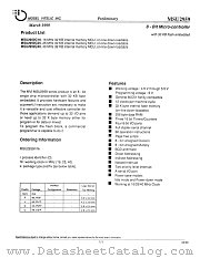 MSU2959C25 datasheet pdf Mosel Vitelic Corp