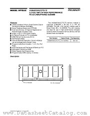 V43648Y04VCTG-75 datasheet pdf Mosel Vitelic Corp
