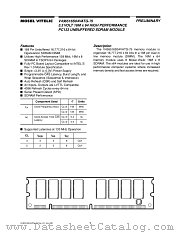 V436516S04VATG-75 datasheet pdf Mosel Vitelic Corp