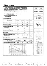 MJ15016 datasheet pdf MOSPEC Semiconductor