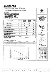 2N5428 datasheet pdf MOSPEC Semiconductor