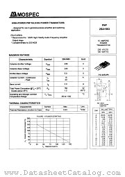 2SA1553 datasheet pdf MOSPEC Semiconductor