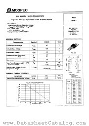 2SB633 datasheet pdf MOSPEC Semiconductor