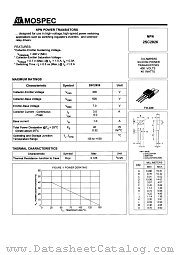 2SC2826 datasheet pdf MOSPEC Semiconductor