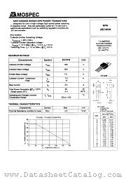 2SC3039 datasheet pdf MOSPEC Semiconductor