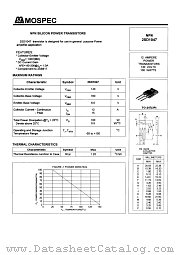 2SD1047 datasheet pdf MOSPEC Semiconductor
