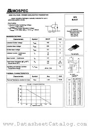 BUV37 datasheet pdf MOSPEC Semiconductor