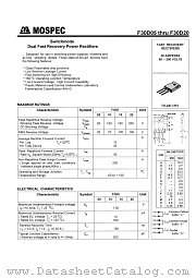 F30D10 datasheet pdf MOSPEC Semiconductor