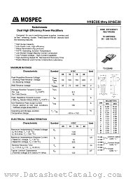 H16C10 datasheet pdf MOSPEC Semiconductor