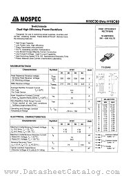H16C40 datasheet pdf MOSPEC Semiconductor