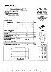 MJE4341 datasheet pdf MOSPEC Semiconductor