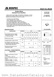 MU24 datasheet pdf MOSPEC Semiconductor