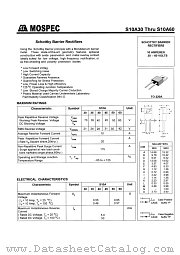 S10A60 datasheet pdf MOSPEC Semiconductor