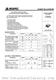 S16S70 datasheet pdf MOSPEC Semiconductor