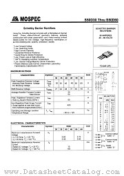 S50D40 datasheet pdf MOSPEC Semiconductor