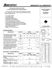 SBD2035CT datasheet pdf MOSPEC Semiconductor
