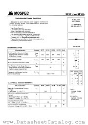 SF37 datasheet pdf MOSPEC Semiconductor