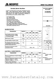 SR507 datasheet pdf MOSPEC Semiconductor