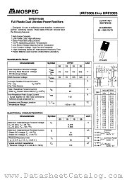 URF2005 datasheet pdf MOSPEC Semiconductor