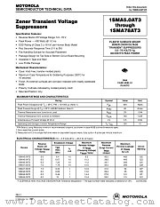 1SMA13AT3 datasheet pdf Motorola