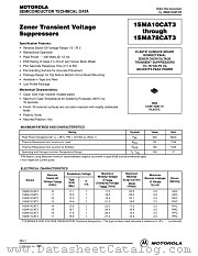 1SMA60CAT3 datasheet pdf Motorola